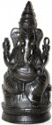 CHINA und Südostasien, Thailand, Varia
Große Holzskulptur des thronenden Elefantengottes Ganesha. Höhe 32 cm. Ein Stoßzahn abgebrochen.
Druckstellen...