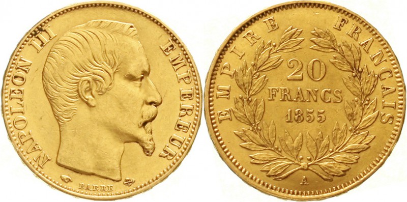 Ausländische Goldmünzen und -medaillen, Frankreich, Napoleon III., 1852-1870
20...