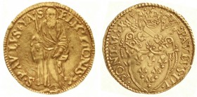 Ausländische Goldmünzen und -medaillen, Italien-Kirchenstaat, Paul III., 1534-1549
Scudo d'oro o.J., Rom. 3,37 g.
vorzüglich, selten
