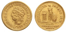 Ausländische Goldmünzen und -medaillen, Italien-Neapel, Ferdinand IV. von Bourbon, 1759-1825
3 Dukati 1818. 3,78 g.
vorzüglich, kl. Kratzer und leic...