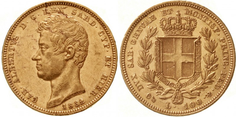 Ausländische Goldmünzen und -medaillen, Italien-Sardinien, Carl Albert, 1831-184...