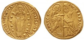 Ausländische Goldmünzen und -medaillen, Italien-Venedig, Agostino Barbarigo, 1486-1501
Zecchino o.J. 3,51 g.
gutes vorzüglich, selten in dieser Erha...