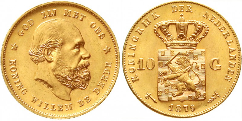 Ausländische Goldmünzen und -medaillen, Niederlande, Willem III., 1849-1890
10 ...