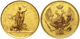Ausländische Goldmünzen und -medaillen, Russland, Nikolaus I., 1825-1855
Goldmedaille o.J. (um 1835) unsigniert. Schulprämie des Jungengymnasiums im ...