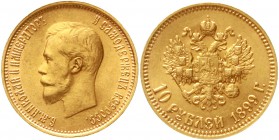 Ausländische Goldmünzen und -medaillen, Russland, Nikolaus II., 1894-1917
10 Rubel 1899, St. Petersburg. 8,61 g. 900/1000
vorzüglich/Stempelglanz, k...
