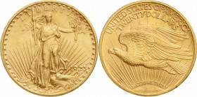 Ausländische Goldmünzen und -medaillen, Vereinigte Staaten von Amerika, Unabhängigkeit, seit 1776
20 Dollars 1923. Statue. 33.44 g. 900/1000
vorzügl...