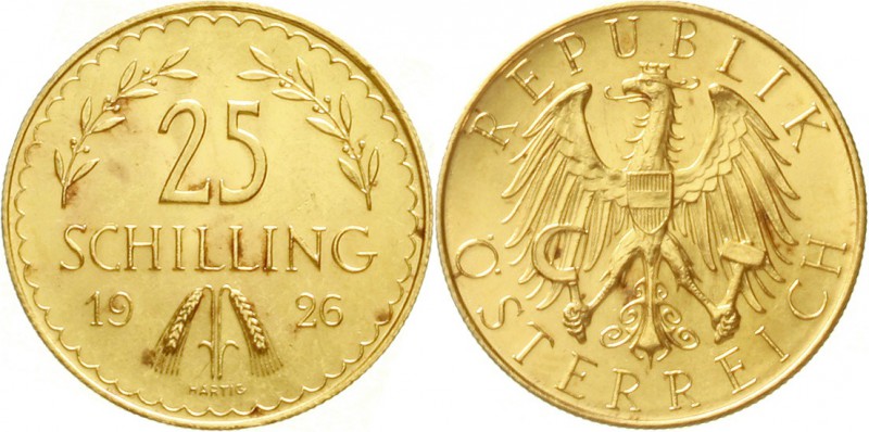 Gold der Habsburger Erblande und Österreichs, Österreich, 1. Republik, 1918-1938...