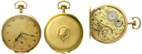 Uhren aus Gold, Taschenuhren
Schweizer Herren-Taschenuhr VEGA WATCH. Gelbgold 585, punziert mit Seriennr. Von Hand im Deckel eingeritzt "8837n?" und ...