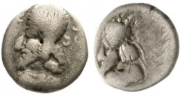 Altgriechische Münzen, Persien, Persis, Königreich, Minuchetri II. 2. Jh. v. Chr
Hemidrachme. Kopf mit Tiara l./Kopf mit Kopfbedeckung l.
schön/sehr...