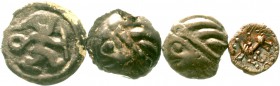 Lots antiker Münzen, Kelten
4 Stück: gallische Hemidrachme und 3 Potinmünzen (Remi und 2 X Senones). schön/sehr schön