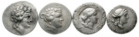 Lots antiker Münzen, Griechen
4 Stück: 2 Tetradrachmen Makedonon Protes und 2 Tetradrachmen Thasos. sehr schön