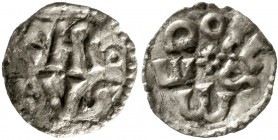 Karolinger, Karl der Große 774-814
Denar, Melle. CARO-LVS in zwei Zeilen/MEDOLVS um Rosette.
sehr schön, sehr selten
Im Fund von Krinkberg befand s...