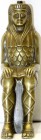 Ausländische Münzen und Medaillen, Ägypten, Mahmud II., 1808-1839 (AH 1223-1255)
Skulptur eines sitzenden Pharao. Französ. "Empire" ca. 1804/1815. Me...