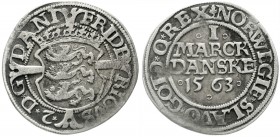 Ausländische Münzen und Medaillen, Dänemark, Frederik II., 1559-1588
1 Marck Danske 1563. sehr schön