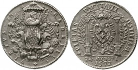 Ausländische Münzen und Medaillen, Frankreich, Karl IX., 1559-1574
Silbergußmedaille 1572 von Alexander Olivier (1554-1607). Auf das Bartholomäus-Mas...