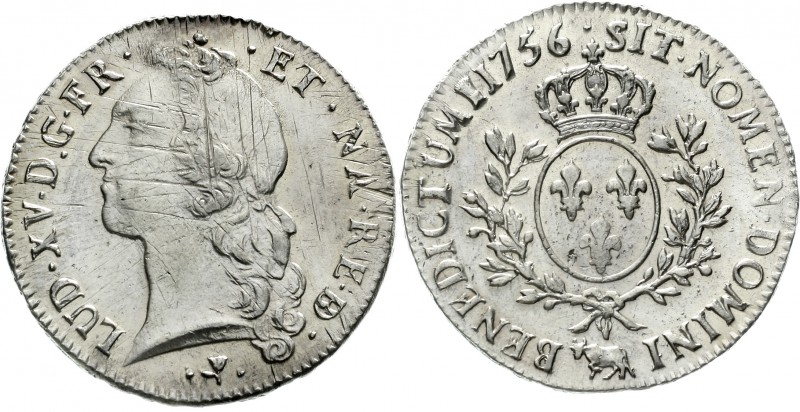 Ausländische Münzen und Medaillen, Frankreich, Ludwig XV., 1715-1774
Ecu de Bea...