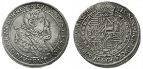 Römisch Deutsches Reich, Haus Habsburg, Rudolf II., 1576-1612
Reichstaler 1609, Ensisheim. Löwenkopfschulter.
sehr schön, winz. Zainende und min. He...