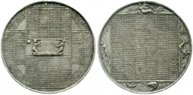 Römisch Deutsches Reich, Haus Habsburg, Franz II.(I.), 1792-1835
Silberne Kalendermedaille 1806 von Guillemard, Prag. 50 mm; 28,20 g.
sehr schön, sc...