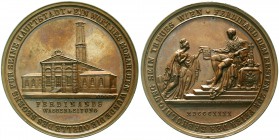 Römisch Deutsches Reich, Haus Habsburg, Ferdinand I., 1835-1848
Bronzemedaille 1840 von Roth auf die Wiener Wasserleitung. 51 mm, im Etui.
vorzüglic...