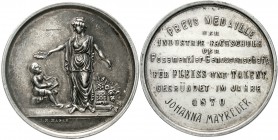 Römisch Deutsches Reich, Haus Habsburg, Franz Joseph I., 1848-1916
Silber-Prämienmedaille nach 1870 (Gründungsjahr) v. Mager (Christlbauer). Industr....