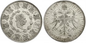 Römisch Deutsches Reich, Haus Habsburg, Franz Joseph I., 1848-1916
2 Gulden 1873. Schützenpreis.
Polierte Platte, min. berieben, sehr selten in dies...