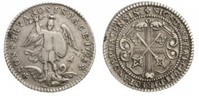 Altdeutsche Münzen und Medaillen, Andernach-Stadt
Silbernes Ratszeichen 1725. 3,45 g. Noss III, S. 426, 1a.
sehr schön