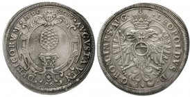 Altdeutsche Münzen und Medaillen, Augsburg-Stadt
1/2 Taler 1694. Mit Titel Leopolds I. Walzenprägung.
sehr schön/vorzüglich