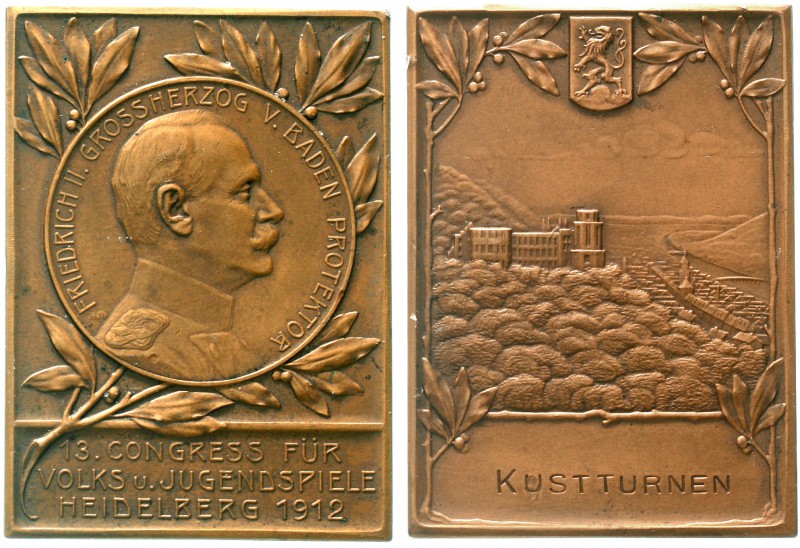 Altdeutsche Münzen und Medaillen, Baden-Durlach, Friedrich II., 1907-1918
Recht...