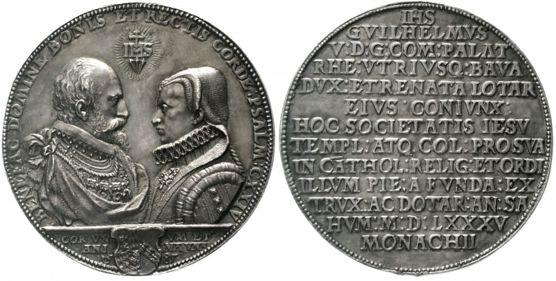 Altdeutsche Münzen und Medaillen, Bayern, Wilhelm V. der Fromme 1579-1598
Medai...
