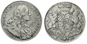 Altdeutsche Münzen und Medaillen, Bayern, Maximilian III. Joseph, 1745-1777
Wappentaler 1758. sehr schön, leicht justiert