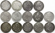 Altdeutsche Münzen und Medaillen, Bayern, Maximilian III. Joseph, 1745-1777
14 Madonnentaler aus 1760 bis 1774, dabei 4 X Amberg. schön/sehr schön bi...