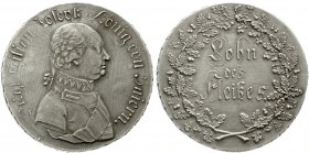 Altdeutsche Münzen und Medaillen, Bayern, Maximilian IV. (I.) Joseph, 1799-1806-1825
1/2 Schulpreistaler o.J. Felder bearbeitet, sonst sehr schön/vor...