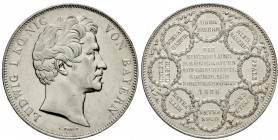 Altdeutsche Münzen und Medaillen, Bayern, Ludwig I., 1825-1848
Geschichtsdoppeltaler 1838. Auf die Eintheilung des Königreichs. Randschrift a.
vorzü...