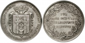 Altdeutsche Münzen und Medaillen, Bayern-München, Stadt
Silbermedaille o.J.(um 1900). "Für lang und treu geleistete Dienste". 43 mm; 41,71 g.
vorzüg...