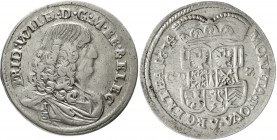 Altdeutsche Münzen und Medaillen, Brandenburg/Preußen, Friedrich Wilhelm, 1640-1688
1/3 Taler 1674 GD-Z, Minden. Wie Schrötter 789, jedoch hinter WIL...