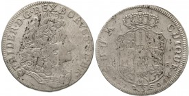 Altdeutsche Münzen und Medaillen, Brandenburg/Preußen, Friedrich I., 1701-1713
1/3 Taler 1705 CS, Berlin. fast sehr schön, Schrötlingsfehler, sehr se...