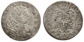 Altdeutsche Münzen und Medaillen, Brandenburg/Preußen, Friedrich Wilhelm I., 1713-1740
6 Gröscher 1717 CG, Königsberg.
fast sehr schön