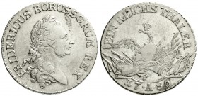 Altdeutsche Münzen und Medaillen, Brandenburg/Preußen, Friedrich II., 1740-1786
Sterbetaler 1786 A, Berlin Mzz. zwischen zwei Punkten.
sehr schön, S...