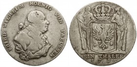 Altdeutsche Münzen und Medaillen, Brandenburg/Preußen, Friedrich Wilhelm II., 1786-1797
Reichstaler 1796 A, Berlin. schön/sehr schön
