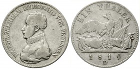 Altdeutsche Münzen und Medaillen, Brandenburg/Preußen, Friedrich Wilhelm III., 1797-1840
Taler 1819 D, Düsseldorf. fast sehr schön