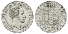 Altdeutsche Münzen und Medaillen, Brandenburg/Preußen, Friedrich Wilhelm III., 1797-1840
Taler 1828 A. sehr schön