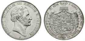 Altdeutsche Münzen und Medaillen, Brandenburg/Preußen, Friedrich Wilhelm III., 1797-1840
Vereinsdoppeltaler 1840 A, Berlin. sehr schön/vorzüglich, wi...
