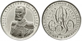 Altdeutsche Münzen und Medaillen, Brandenburg/Preußen, Wilhelm I., 1861-1888
Zinnmedaille 1887 v. Beremann. 150 Jf. der Georgia Augusta (Göttingen). ...