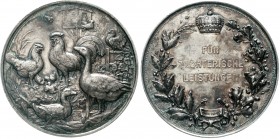 Altdeutsche Münzen und Medaillen, Brandenburg/Preußen, Wilhelm I., 1861-1888
Silber-Prämienmedaille 1887 von Landsberg / Weigand. Staatspreis für Lei...