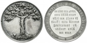 Altdeutsche Münzen und Medaillen, Brandenburg/Preußen, Wilhelm II., 1888-1918
Silbermedaille o.J. (1899/1900) unsign. auf Fürst Herbert v. Bismarck. ...
