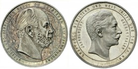 Altdeutsche Münzen und Medaillen, Brandenburg/Preußen, Wilhelm II., 1888-1918
Silbermedaille "Jahrhundert-Gedenkthaler" o.J. (1900) unsign. Brb. Wilh...