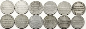 Altdeutsche Münzen und Medaillen, Brandenburg/Preußen, Lots
Kleine Sammlung von 12 verschiedenen Ausbeutetalern: 1828, 1833, 1835, 1841, 1843, 1846, ...