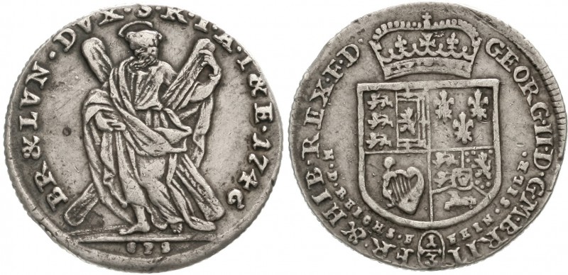 Altdeutsche Münzen und Medaillen, Braunschweig-Calenberg-Hannover, Georg II., 17...