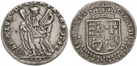 Altdeutsche Münzen und Medaillen, Braunschweig-Calenberg-Hannover, Georg II., 1727-1760
1/3 Ausbeutetaler 1746 CPS, Clausthal (Christian Philipp Span...