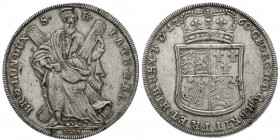 Altdeutsche Münzen und Medaillen, Braunschweig-Calenberg-Hannover, Georg II., 1727-1760
Ausbeutetaler 1760 IWS Clausthal (Johann Wilhelm Schlemm) St....